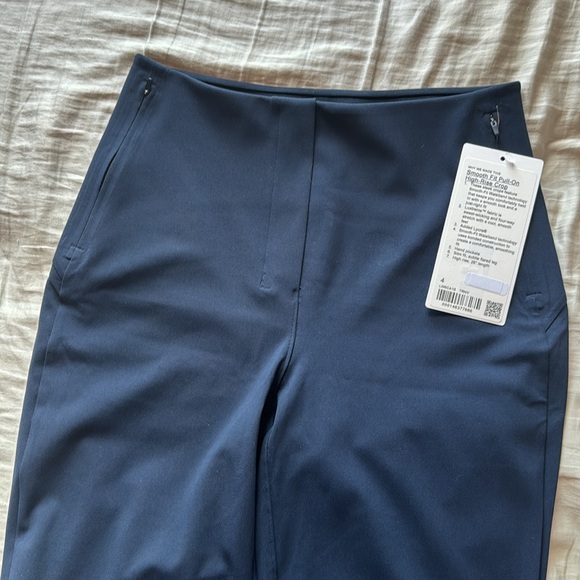 Navy Smooth Fit Pants - Picture 9 of 10